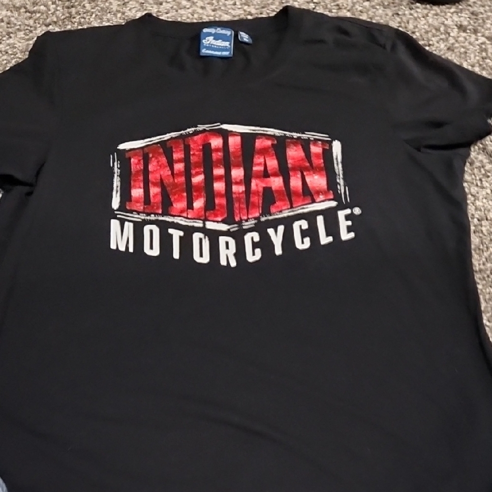 Indian Motorcycle Black T-Shirt for Women